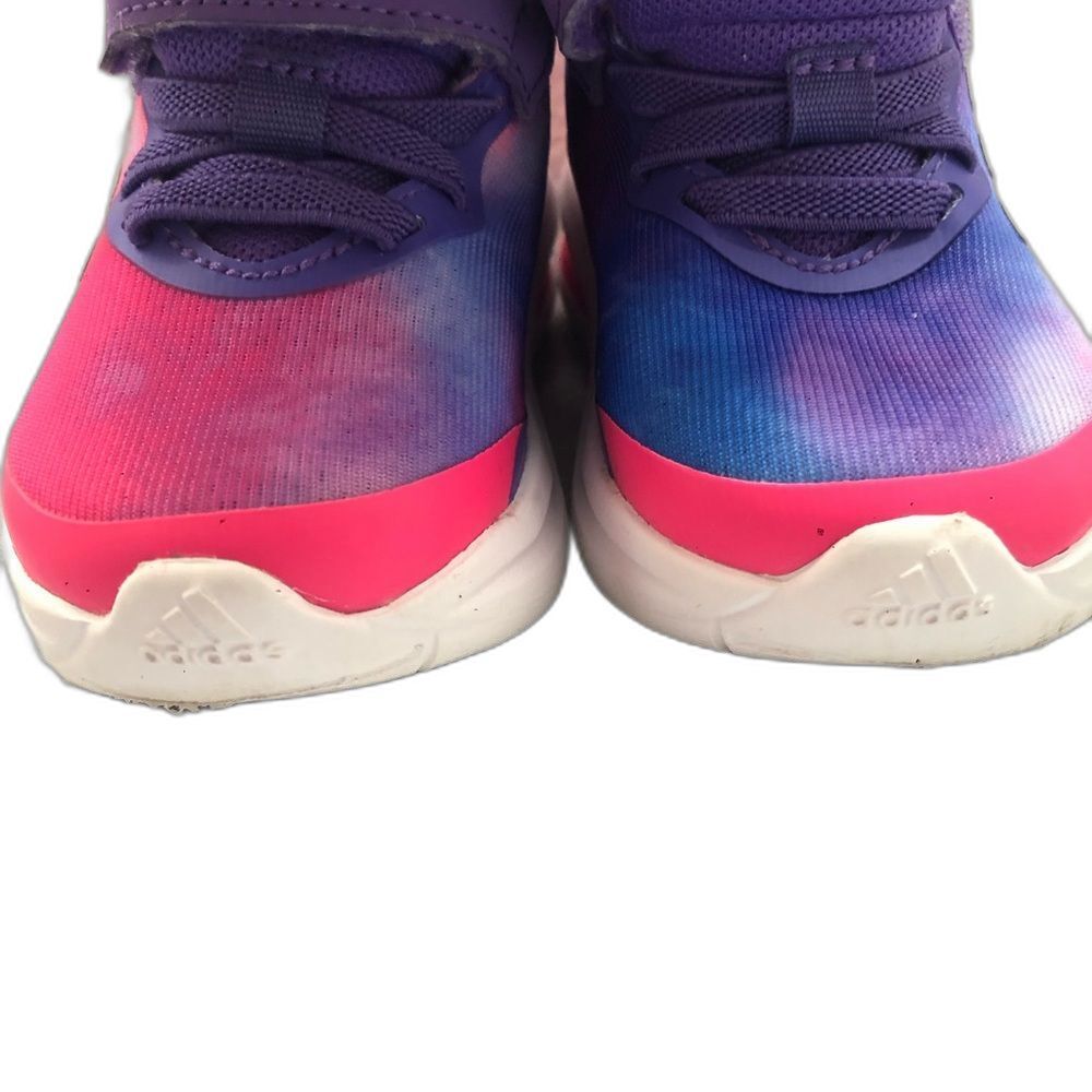 Adidas Fortarun Running Shoe Toddler Size 5K No-tie Elastic Shoelaces - Picture 6 of 10